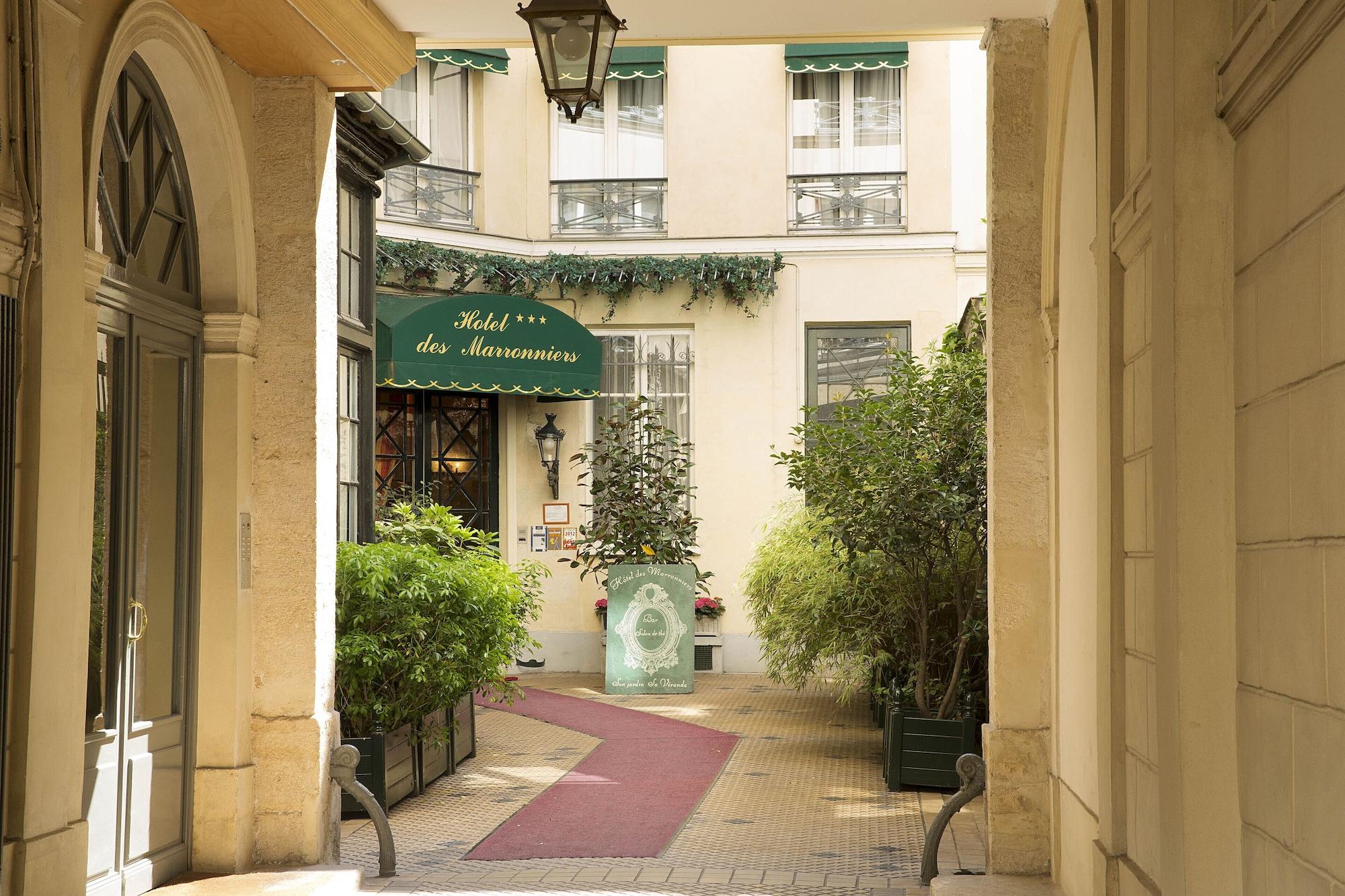 Hotel Des Marronniers Paris Eksteriør bilde